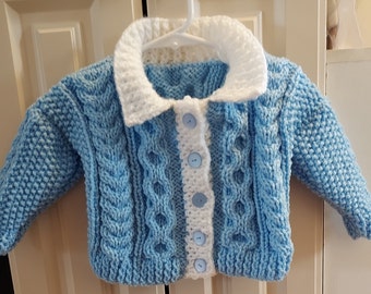 Oversized 6-9 month bulky cardigan