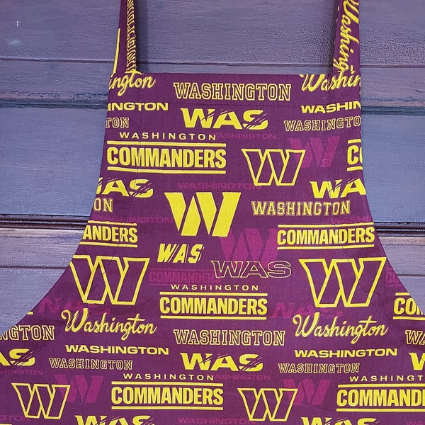 Washington Commanders barbecue apron