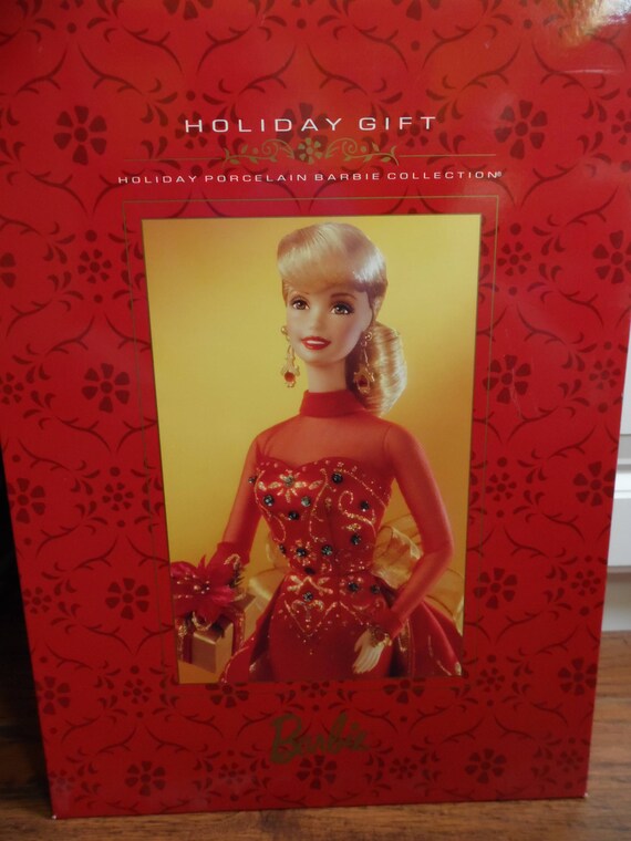porcelain holiday barbie