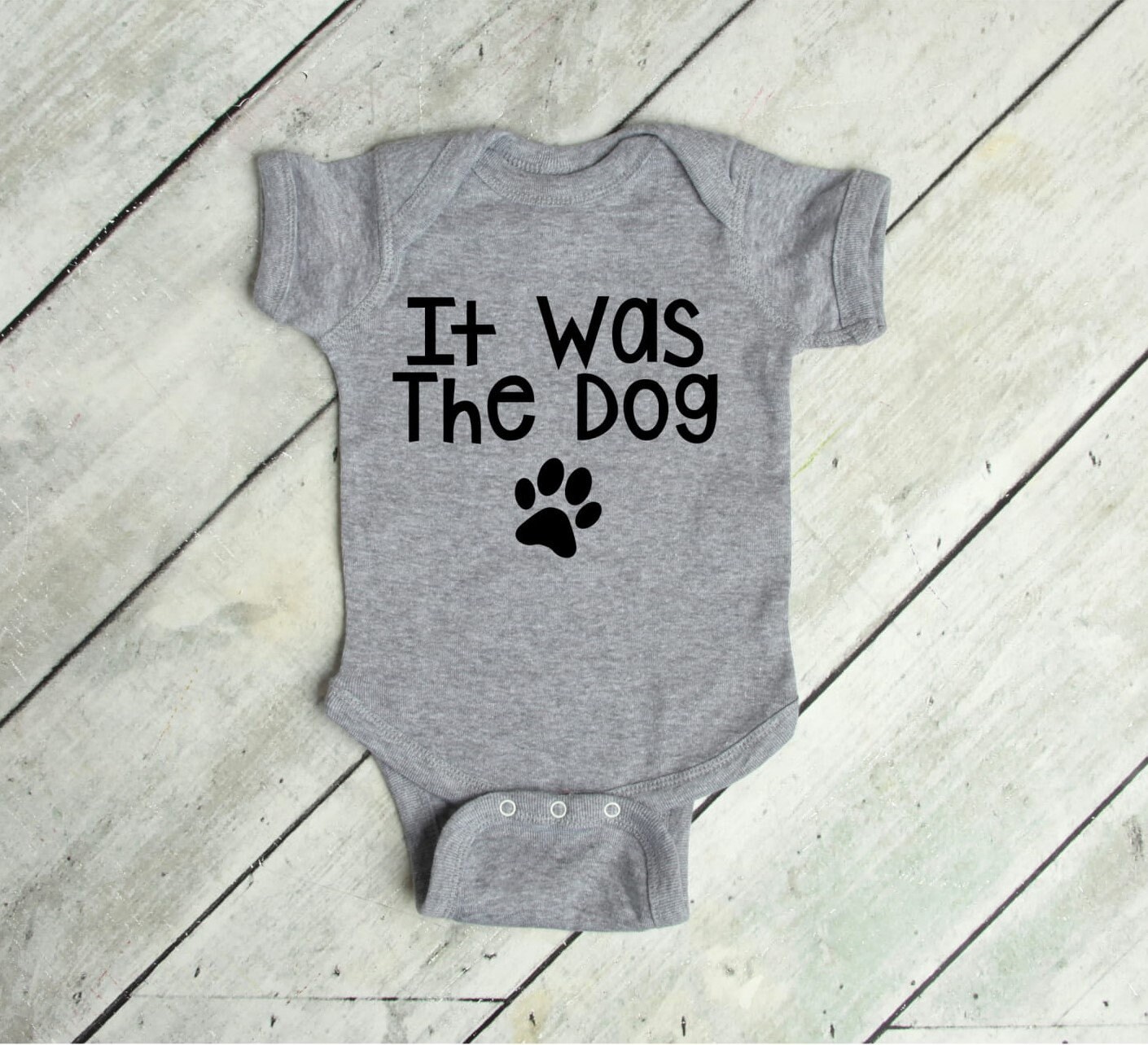 It Was the Dog Baby Onesie® Dog Baby Bodysuit Etsy