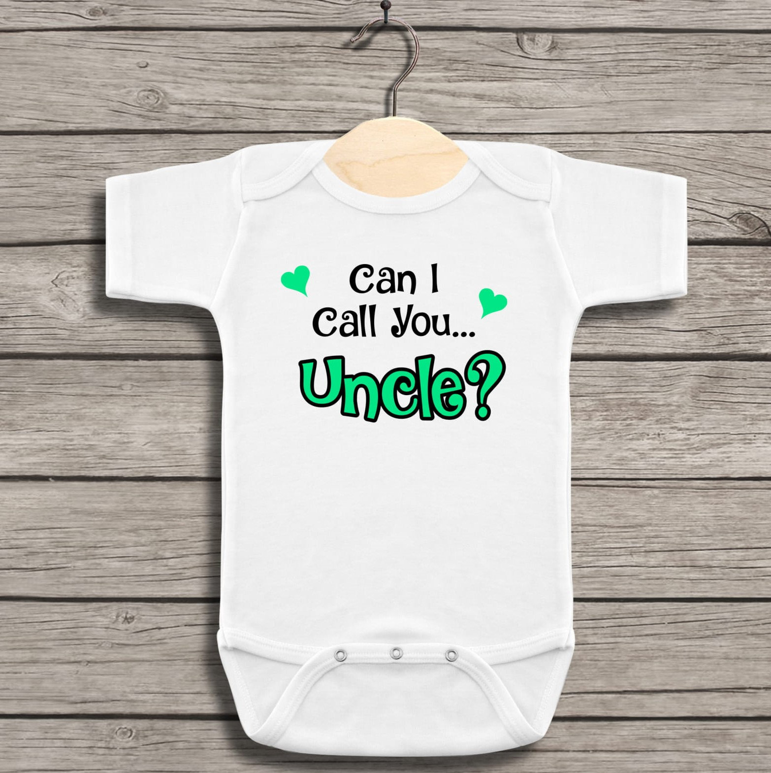 Can I Call You Uncle Baby Announcement Onesie® Surprise Gift Etsy