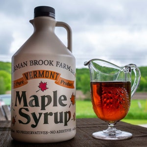 Half Gallon Maple Syrup | Vermont Maple Syrup |  Gluten Free | Vegan Sweets