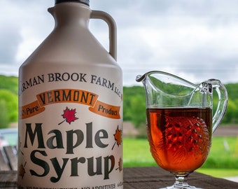 Half Gallon Maple Syrup | Vermont Maple Syrup |  Gluten Free | Vegan Sweets