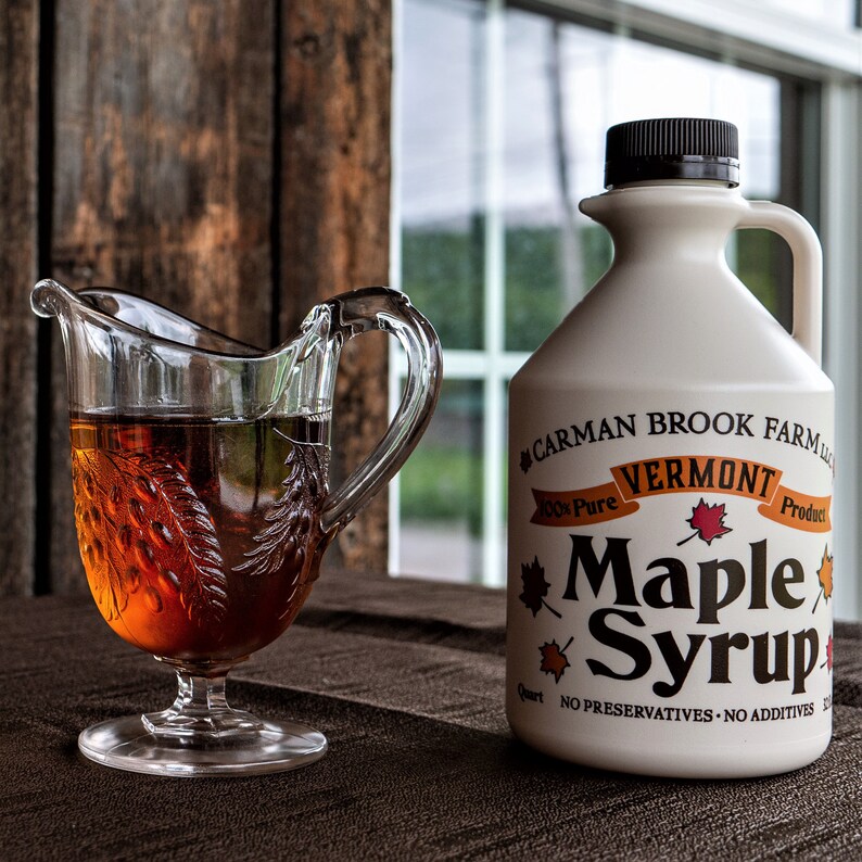 Quart of Maple Syrup Vermont Maple Syrup Gluten Free Etsy