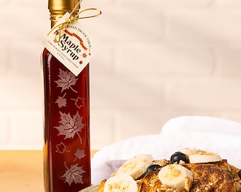 Maple Syrup in Autumn Leaf Bottle | Appreciation Gift