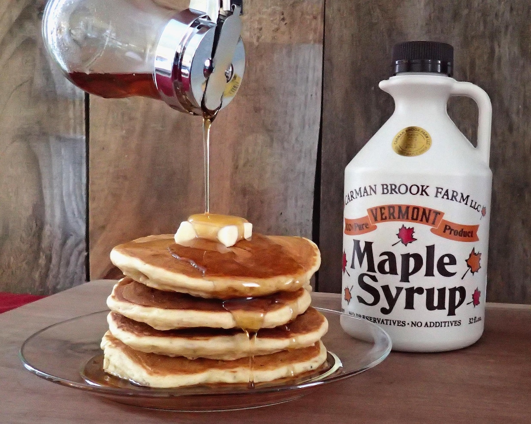 Quart of Maple Syrup Vermont Maple Syrup Gluten Free Vegan Etsy