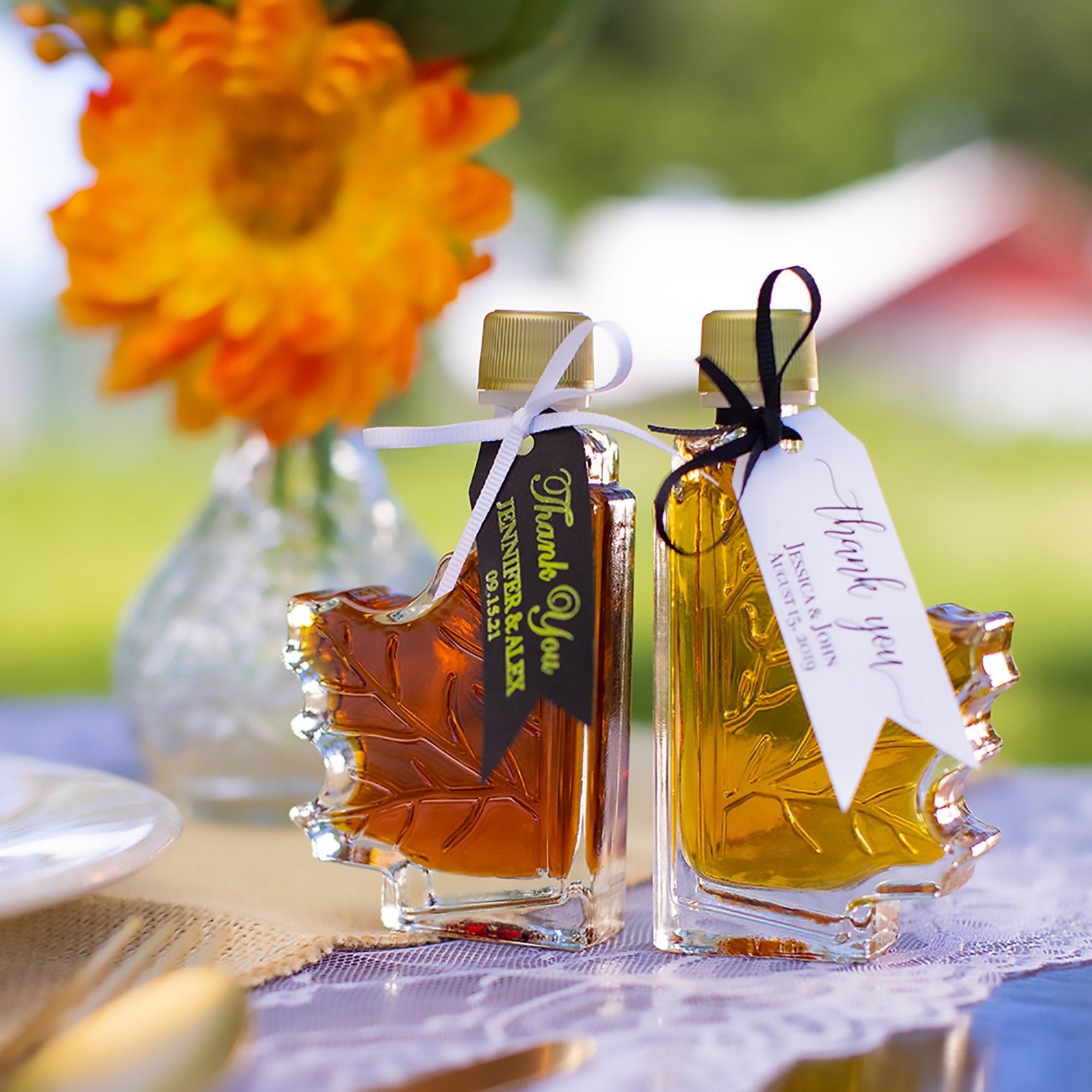 Fall Wedding Favors 24 Vermont Maple Syrup in Two Grades Etsy