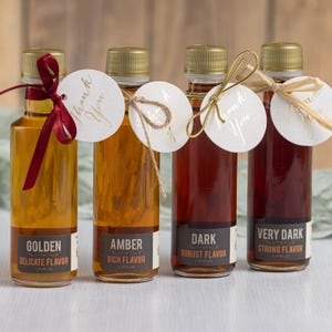 Wedding Guests Favors, Vermont Maple Syrup, Autumn Wedding Favor, Gluten Free Favor, Bulk Wedding Favor, Unique Favor, Food Favor