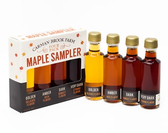 4 Pack Sampler | Vermont Maple Syrup | Sample Set Gift