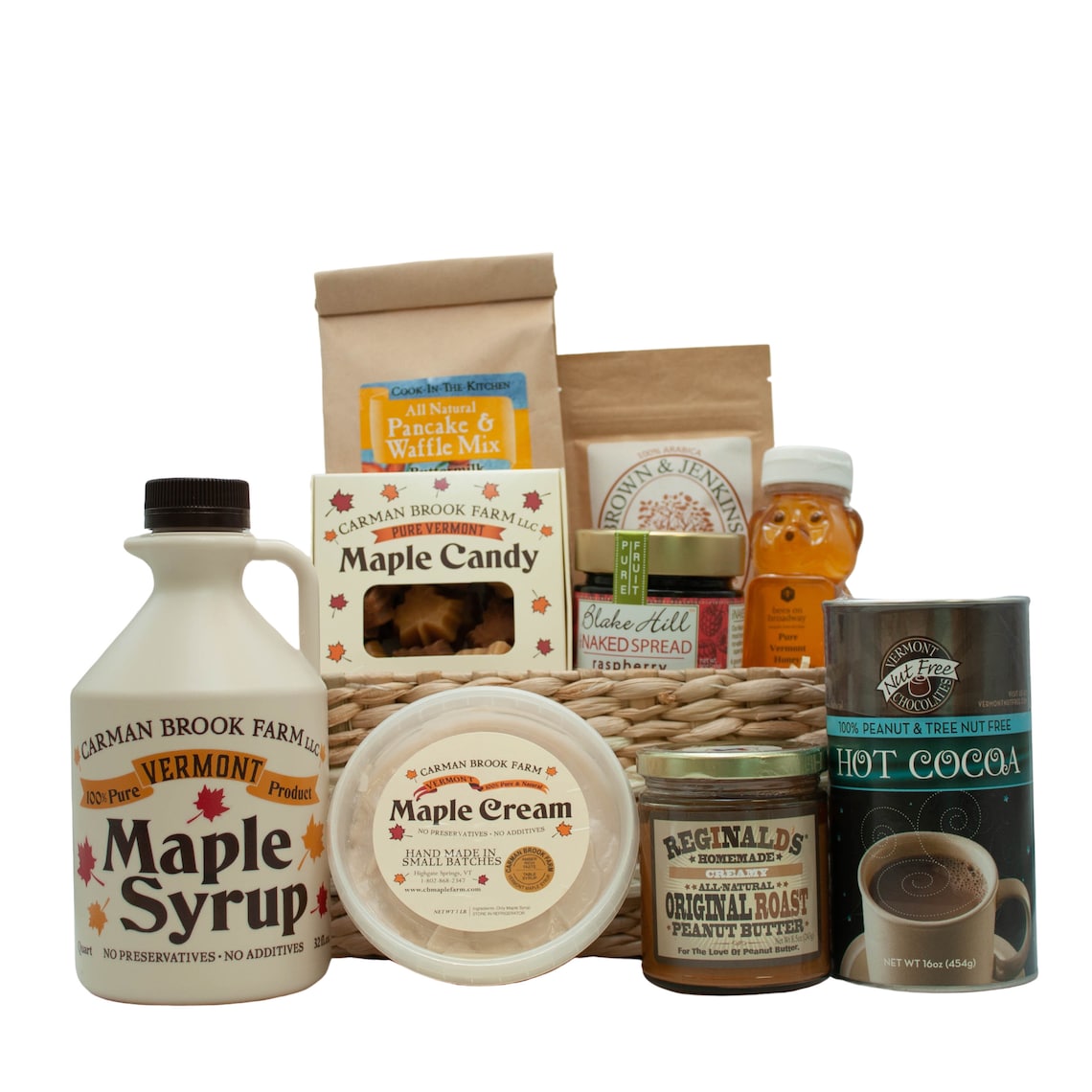 Vermont Gift Basket Vermont Maple Syrup Maple Candy Food Etsy