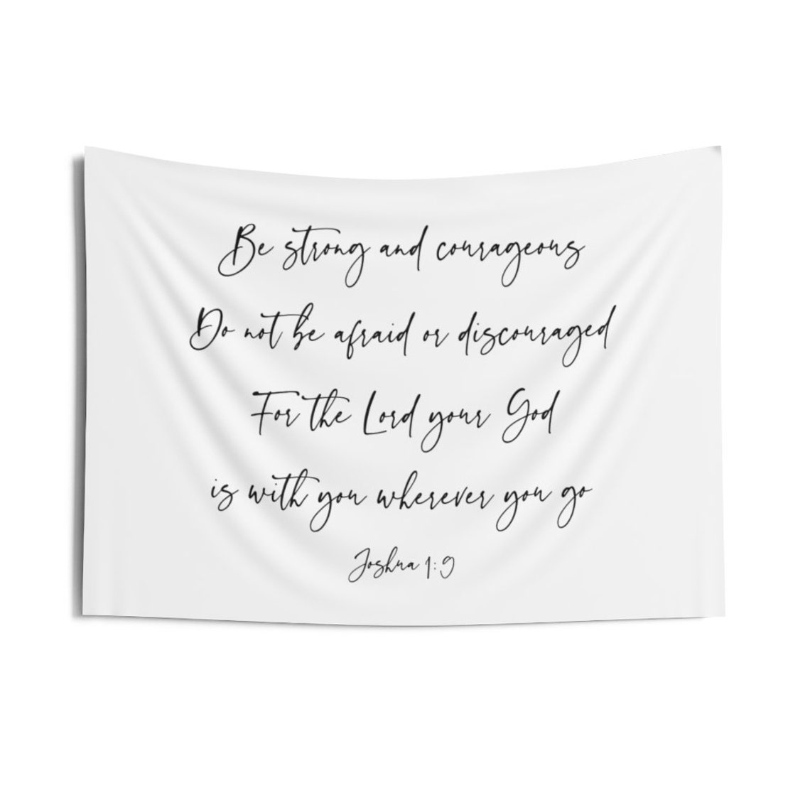 Christian Tapestry Bible Verse Tapestry Wall Hanging Faith Etsy