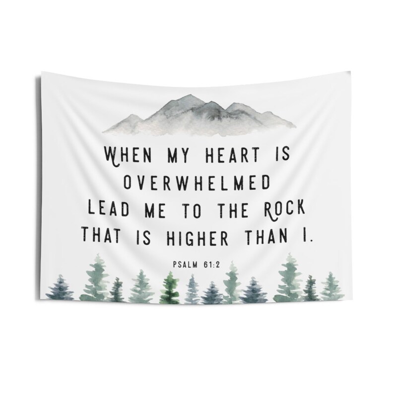 Bible Verse Tapestry Christian Tapestry Tapestry Wall Etsy