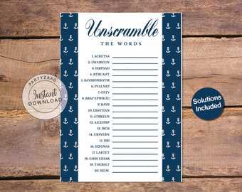 Unscramble | Etsy