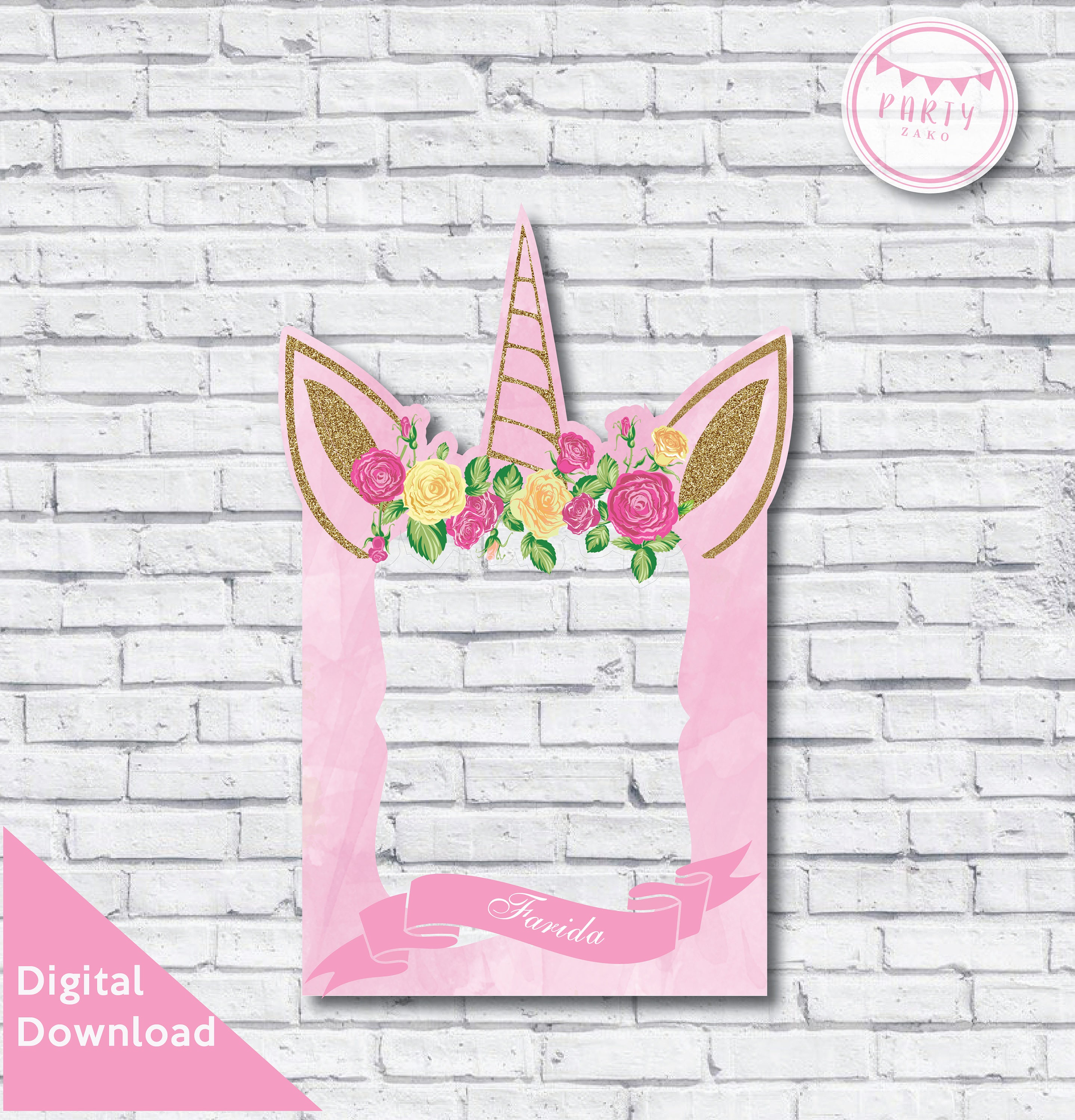 Printable Unicorn Photo Booth Frame Unicorn Photo Booth Etsy Printable Unicorn Photo Booth Frame Unicorn Photo Booth Etsy