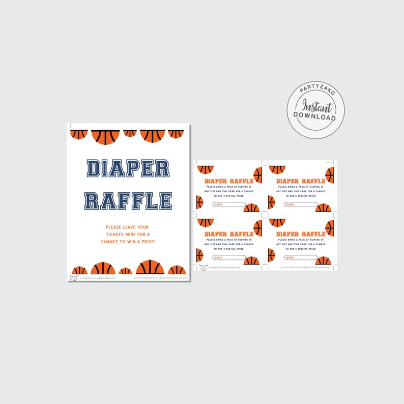 Basketball Baby Shower poster games \u2022 Advice for mom \u2022 Guess the baby food \u2022 Drop your books \u2022 diaper raffle Forest shower games