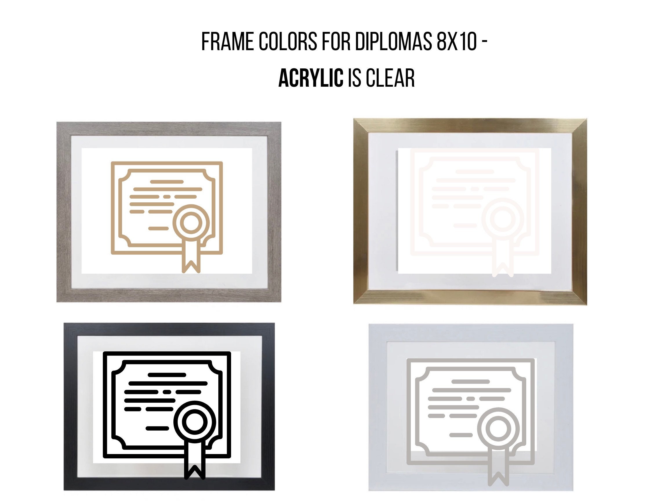 Personalized Diploma Frame Etsy