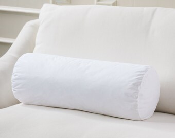 Pillow Insert - 9Dx24 Bolster Pillow Insert - Poly/Feather/Blend - Plankroad Home Decor