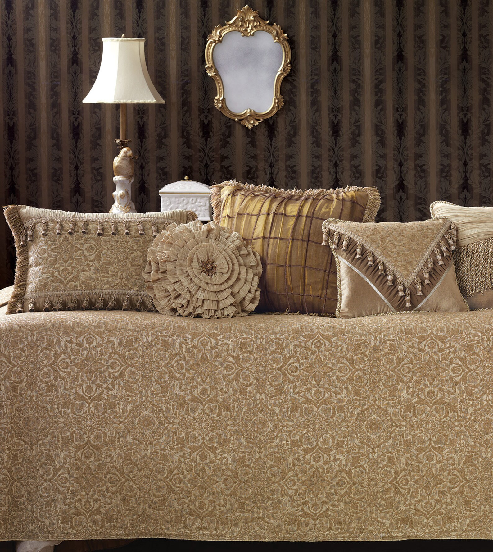 Angelina Damask Lumbar Pillow Cover 15x18 Etsy