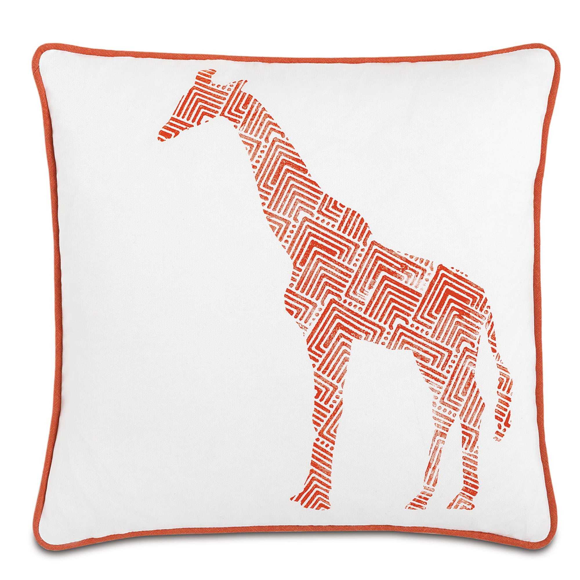 giraffe throw pillow