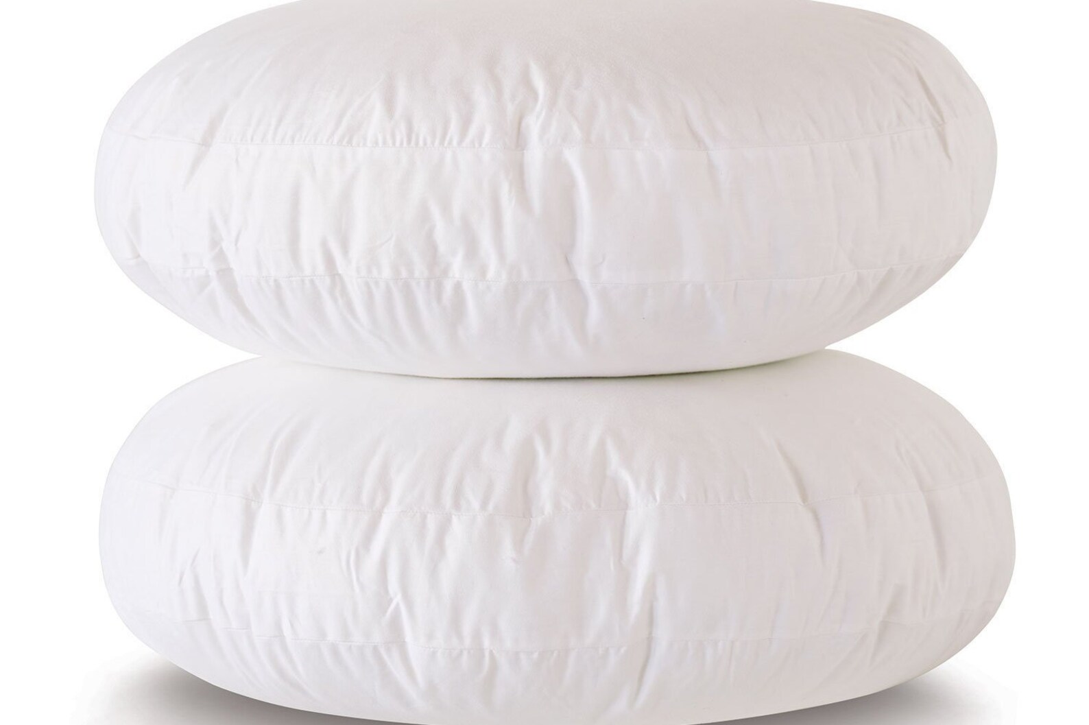 Pillow Insert 16dx2 Round Pillow Insert Poly/feather/blend Plankroad
