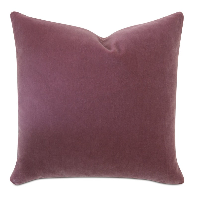 Rose Luxury Mohair Decorative Pillow Cover Crushed Berry Etsy UK