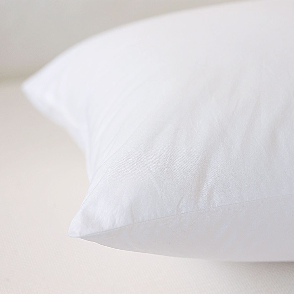 Bolster Pillow Insert, Cotton Cover, Polyester Fiberfill Non