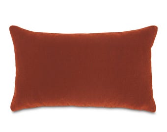 Luxury Mohair Pillow Cover (3 sizes) in Claypot