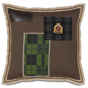 Malcolm Patchwork Decorative Pillow Cover 18x18