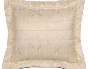 Luxembourg Ivory Decorative Pillow Cover 15x18