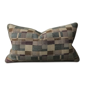 Multicolored Geometric Lodge Lumbar Pillow Cover 15&quot;x26&quot;