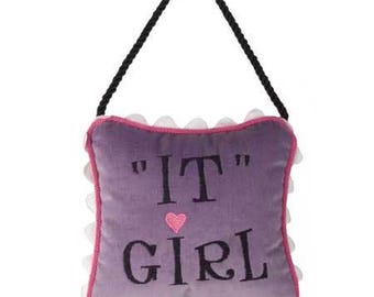 Lavender 100% Velvet Door Hanger 6x6
