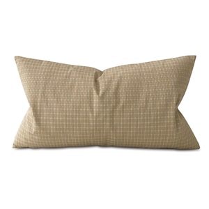 Gold Geometric Decorative Pillow Cover