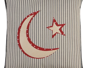 Turkish Delight Striped Throw Pillow Cover 18x18