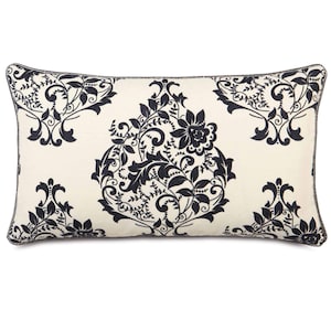 Catherine Floral Damask Pillow Cover 15x26
