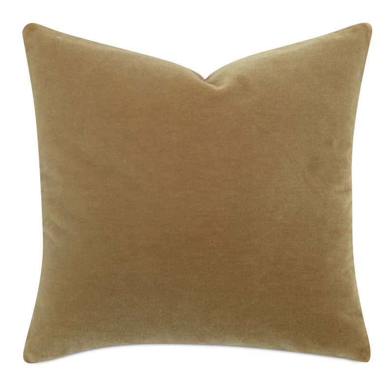 Tan Luxury Mohair Decorative Pillow Chestnut Etsy