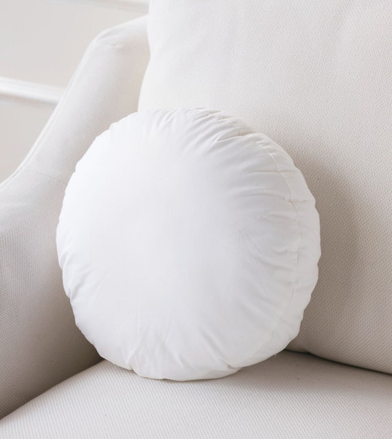 Pillow Insert 16dx2 Round Pillow Insert Poly/feather/blend Plankroad Home  Decor 