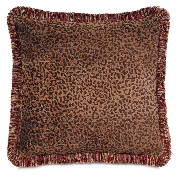 Elizabeth Leopard Decorative Pillow Cover 24x24 Etsy