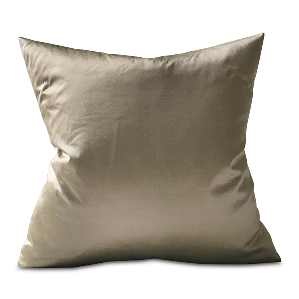 Taupe Throw Pillow Etsy