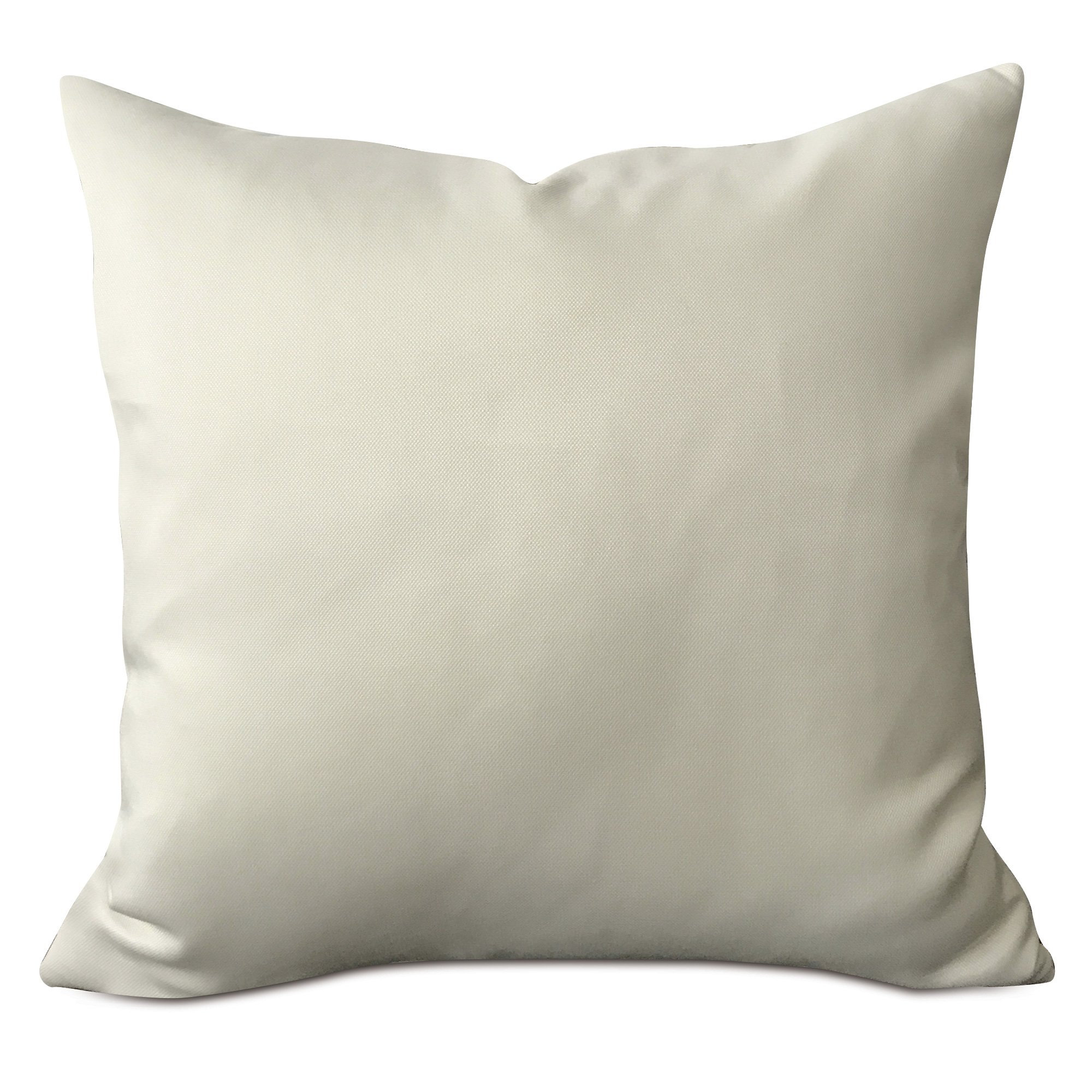 Cream Solid Throw Pillow Cover 22x22 Etsy UK