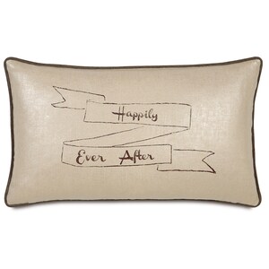 Eternal Flame Metallic Linen Decorative Pillow 13" x 22"