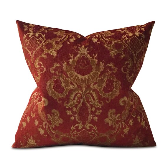 Damask throw best sale pillows