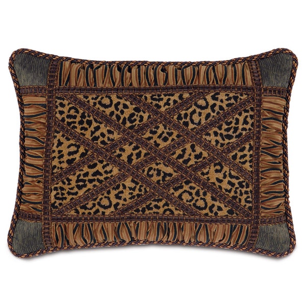 Cheetah Lumbar Pillow Etsy