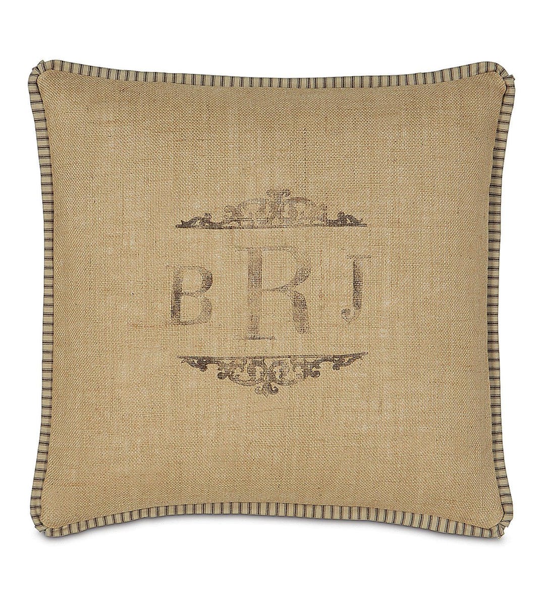 Roasted Monogram La Maison French Roast Monogram Throw Pillow Cover 20x20 - Etsy
