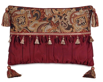 Elizabeth Ruched Decorative Pillow Cover 16x22