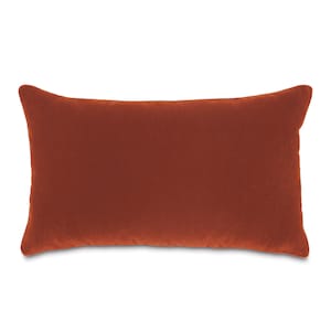 Luxury Mohair Decorative Pillow Cover in Claypot