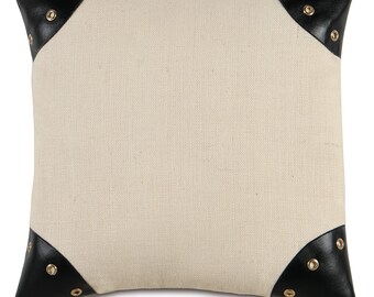 Passport Ivory Decorative Pillow Cover 20" x 20"