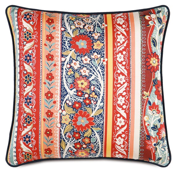 Folkloric Zara Decorative Pillow Cover 18" X 18" - Etsy Canada