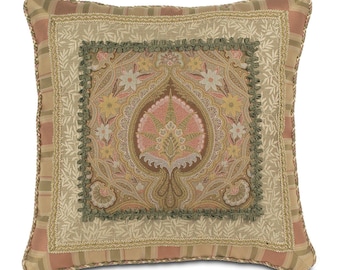Ephesus Floral Decorative Pillow Cover 24x24