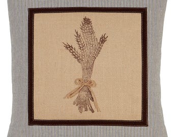 French Country Harvest Decorative Pillow Cover 18" x 18"