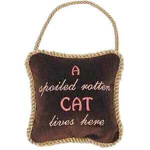 Brow Pets 100% Velvet Door Hanger 6" x 6"